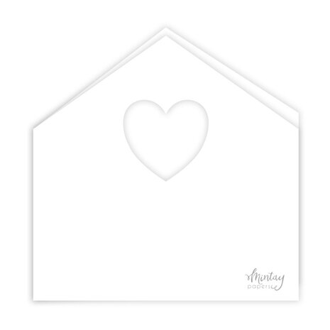 Mintay Basic House Card Base White (5pcs) (MT-BASIC-C19)