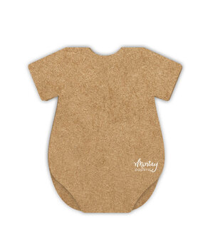 Mintay Basic Baby Onesie Card Base Kraft (5pcs) (MT-BASIC-C30)