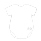 Mintay Basic Baby Onesie Card Base White (5pcs) (MT-BASIC-C29)