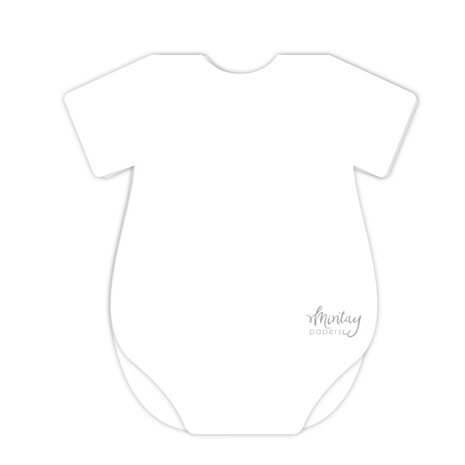 Mintay Basic Baby Onesie Card Base White (5pcs) (MT-BASIC-C29) Mintay Basic Baby Onesie Card Base White (5pcs) (MT-BASIC-C29)