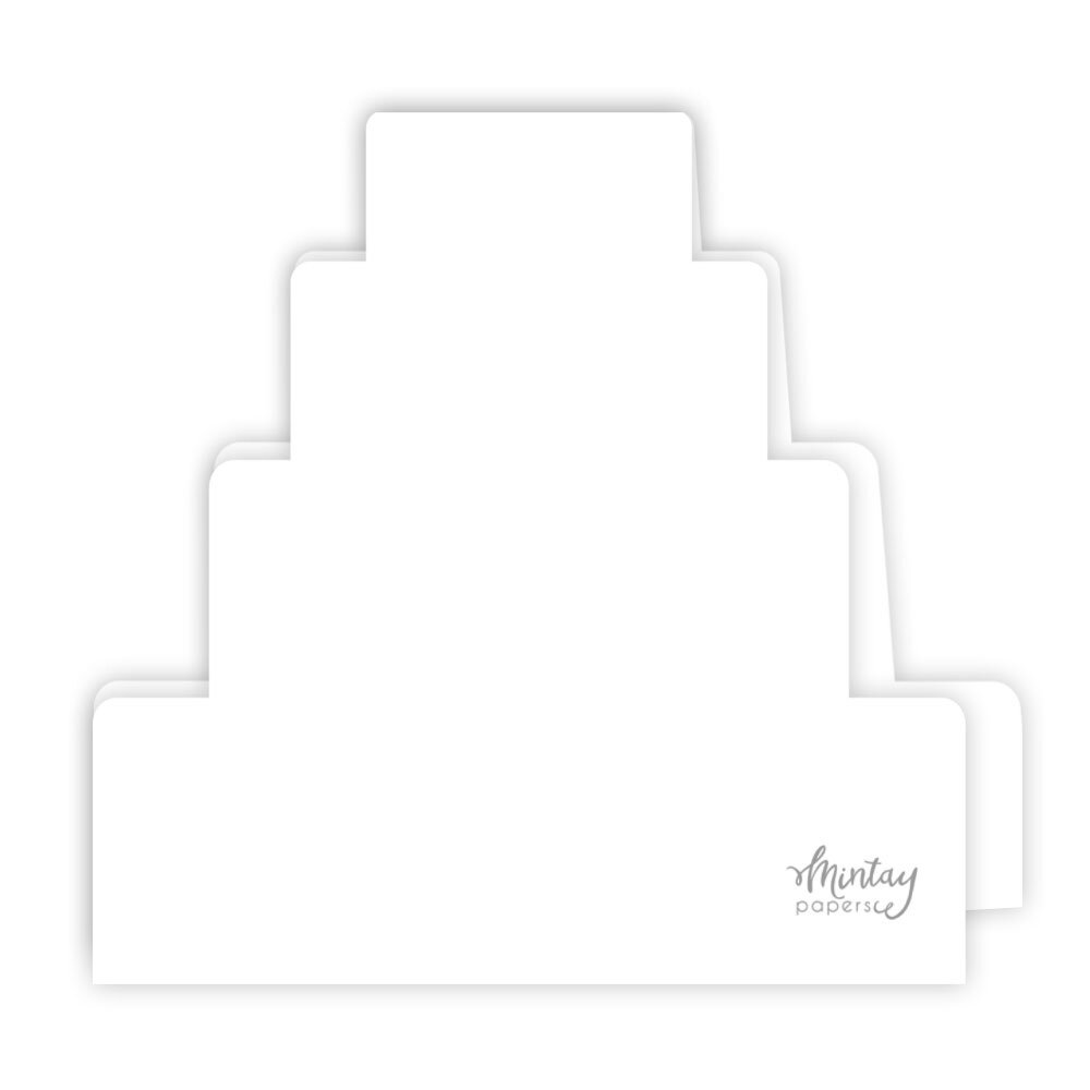 Mintay Basic Birthday Cake Card Base White (5pcs) (MT-BASIC-C21) Mintay Basic Birthday Cake Card Base White (5pcs) (MT-BASIC-C21)
