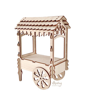 Mintay Woodies Decor Cart (MT-WD3-09)