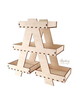 Mintay Woodies Decor Display Stand (MT-WD3-08)