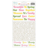 Mintay Blossom Serenity 6x12 Inch Paper Stickers Words (MT-BLO-13)
