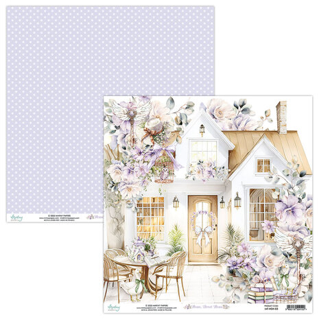 Mintay Home, Sweet Home 12x12 Inch Scrapbooking Paper Set (MT-HSH-07)