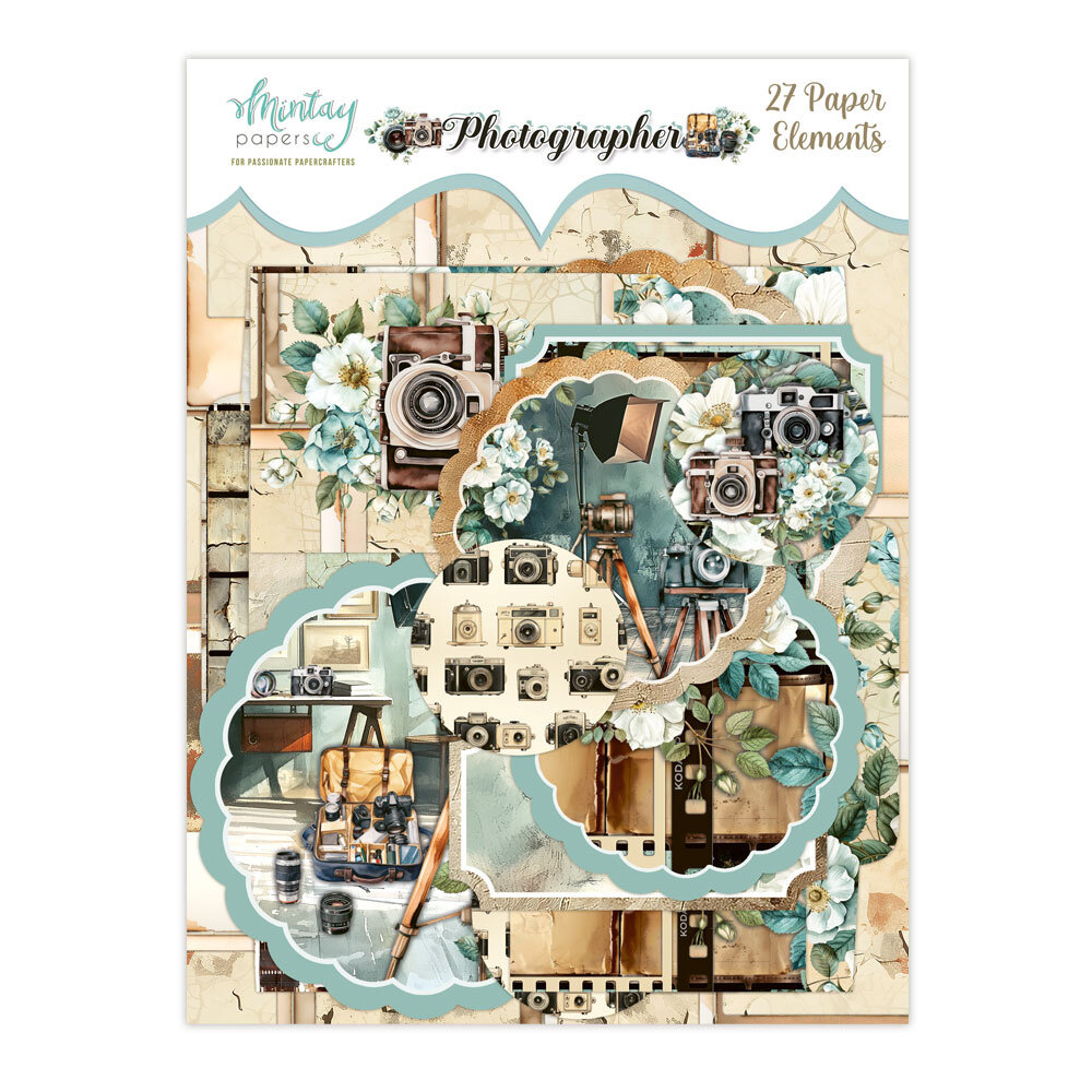Mintay Photographer 6x8 Inch Paper Elements (27pcs) (MT-PHO-LSCE)