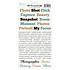 Photographer 6x12 Inch Paper Stickers Words (MT-PHO-13)