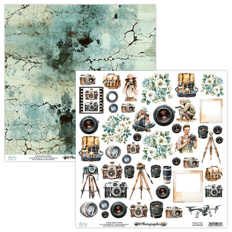 Mintay Photographer 12x12 Inch Paper Elements (MT-PHO-09)