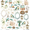 Mintay Winged Melodies 12x12 Inch Paper Elements (MT-MEL-09)