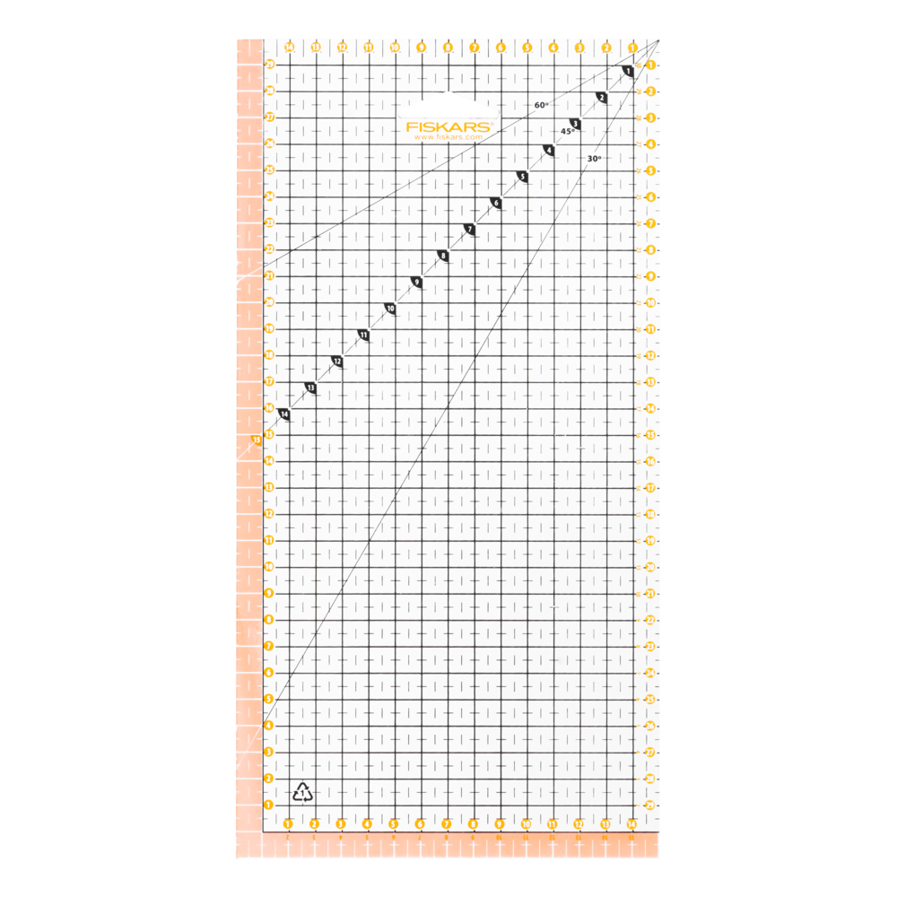 Fiskars Patchwork Ruler 15x30 cm (1066361) Fiskars Patchwork Ruler 15x30 cm (1066361)