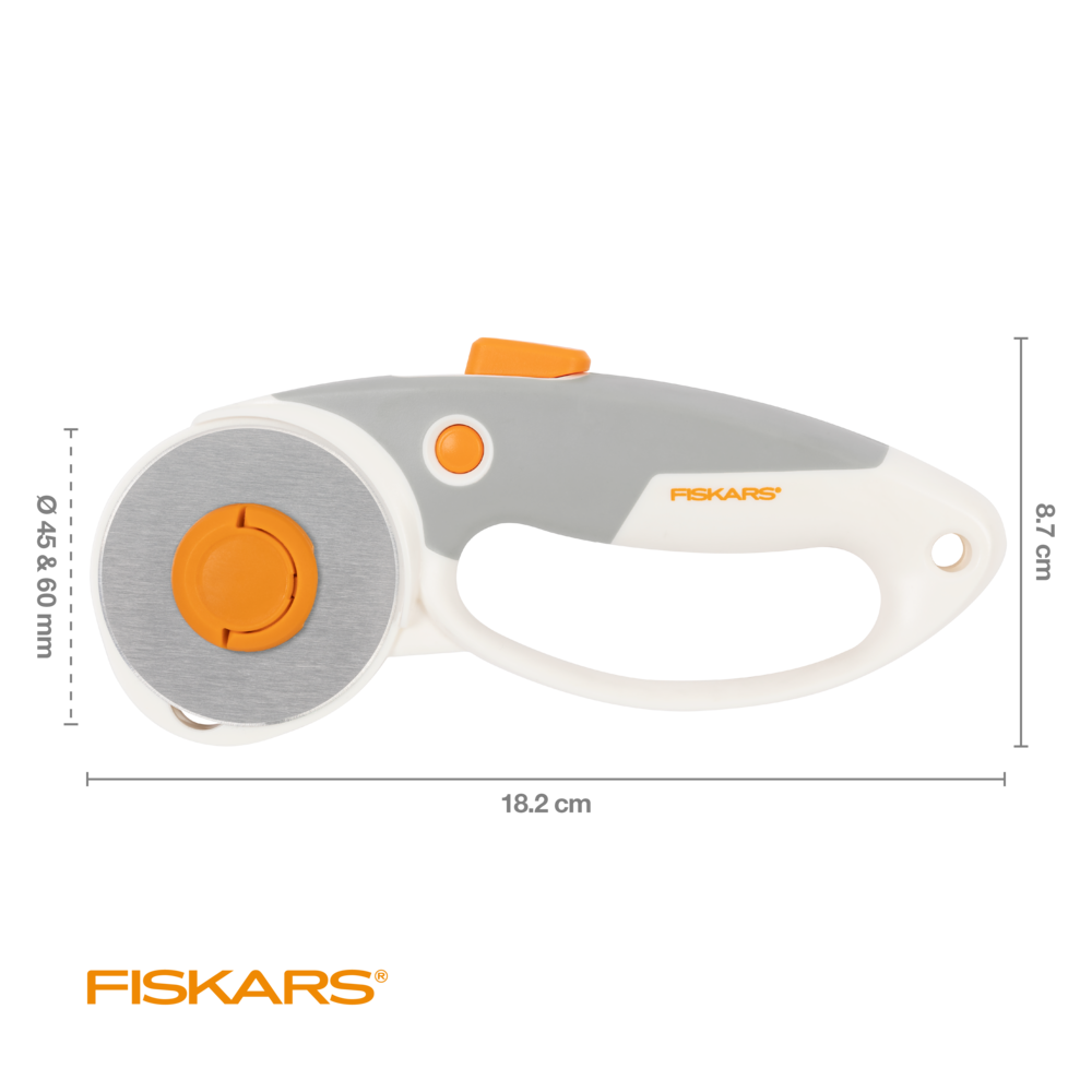 Fiskars DuoLoop Rotary Cutter Ø45/60mm Titanium (1066048) Fiskars DuoLoop Rotary Cutter Ø45/60mm Titanium (1066048)