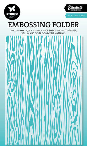 Studio Light Wood Structure Essentials Embossing Folders (SL-ES-EMB29) (DISCONTINUED)