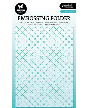 Studio Light Criss Cross Essentials Embossing Folders (SL-ES-EMB27) (DISCONTINUED)