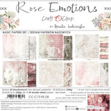 Craft O'Clock Rose Emotions 8x8 Inch Basic Papers Set (CC-C73-RE-08)