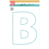 Marianne Design Craft Stencils Letter B (PS8178)