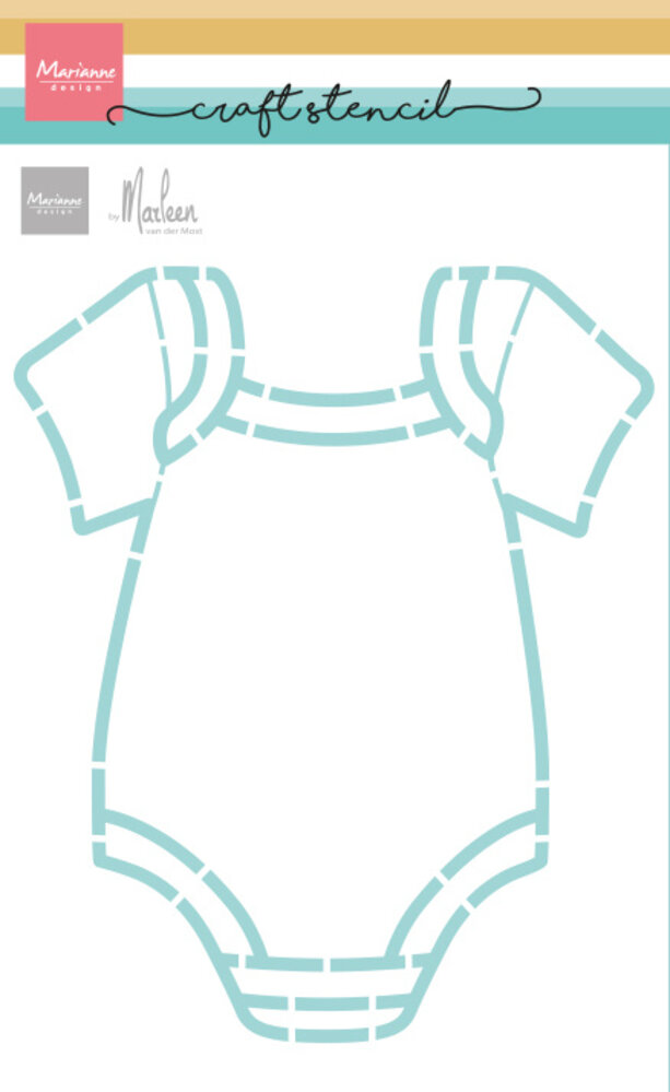 Marianne Design Craft Stencils Onesie by Marleen (PS8177) Marianne Design Craft Stencils Onesie by Marleen (PS8177)