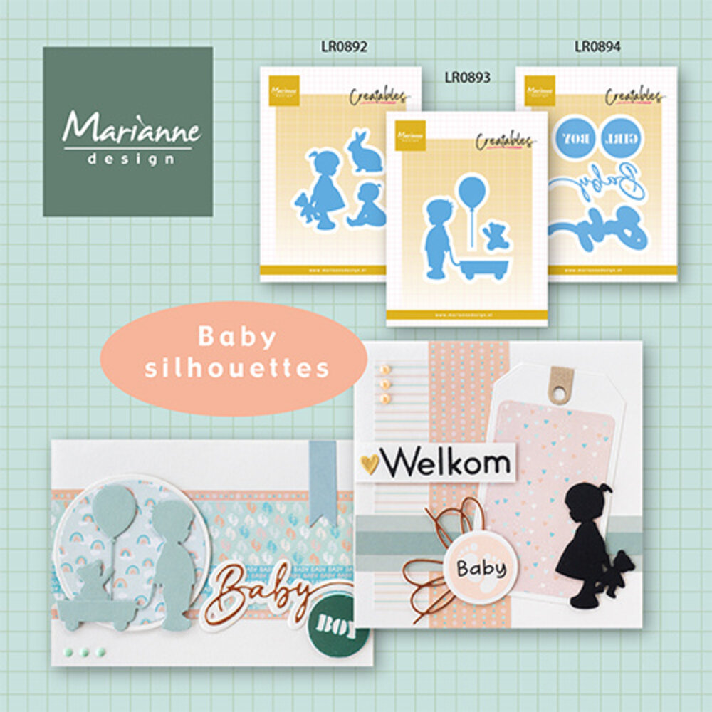 Marianne Design Creatables Silhouette Boy (LR0893) Marianne Design Creatables Silhouette Boy (LR0893)