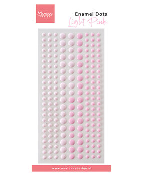Marianne Design Decoration Enamel Dots Duotone Light Pink (PL4534)