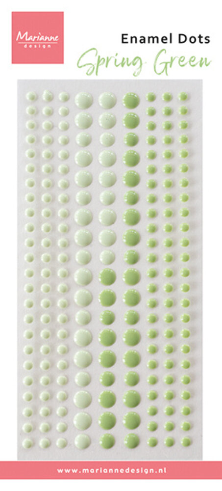 Marianne Design Decoration Enamel Dots Duotone Spring Green (PL5433) Marianne Design Decoration Enamel Dots Duotone Spring Green (PL5433)