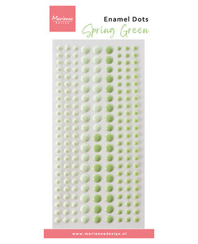 Marianne Design Decoration Enamel Dots Duotone Spring Green (PL5433)