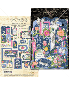 Graphic 45 Spring is in the Air Chipboard Pieces, Tags & Frames (4502978) Graphic 45 Spring is in the Air Chipboard Pieces, Tags & Frames (4502978)