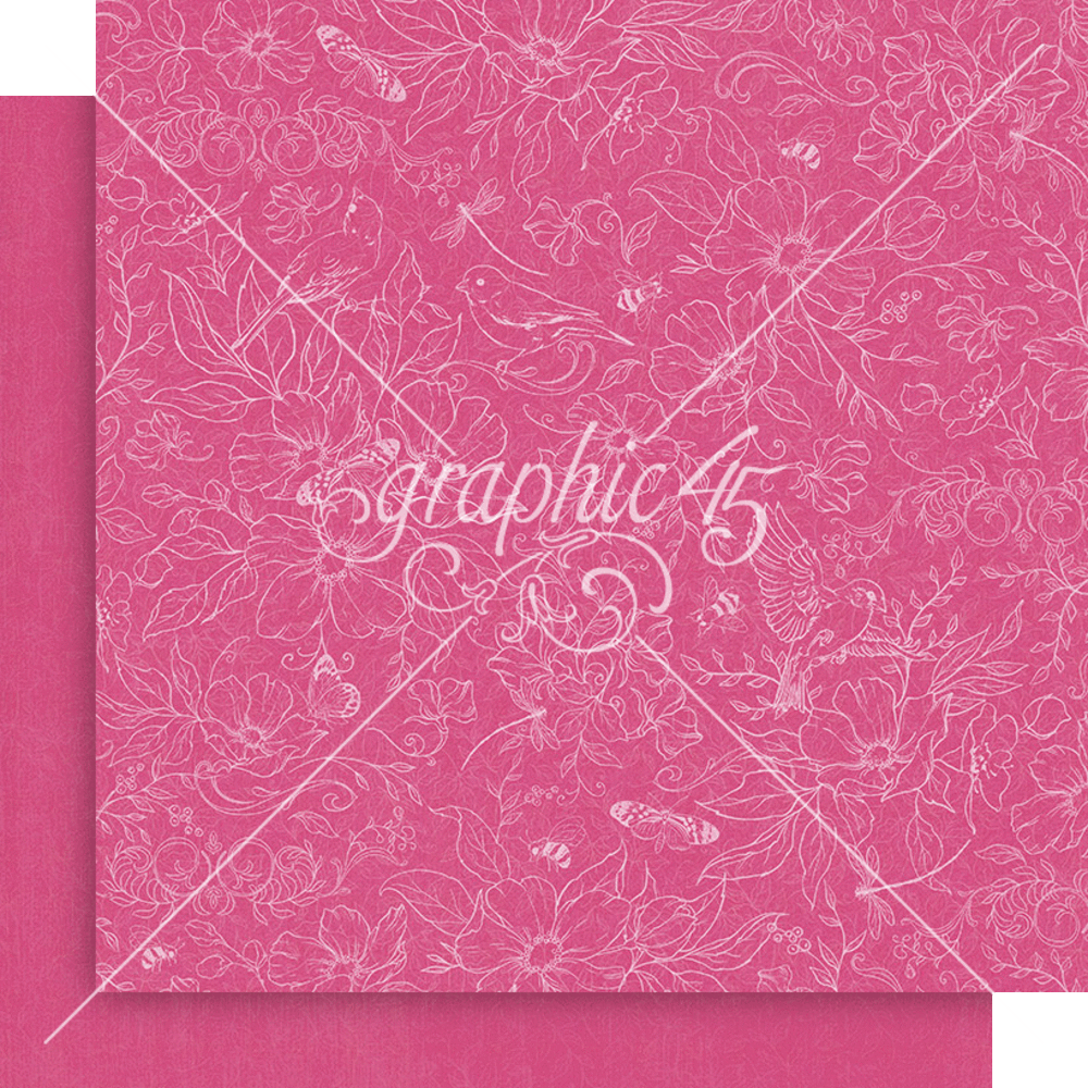 Graphic 45 Spring is in the Air 12x12 Inch Patterns & Solids Pack (4502975) Graphic 45 Spring is in the Air 12x12 Inch Patterns & Solids Pack (4502975)