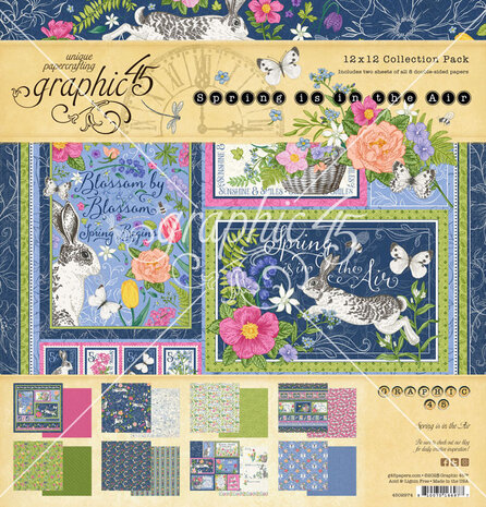 Graphic 45 Spring is in the Air 12x12 Inch Collection Pack (4502974)