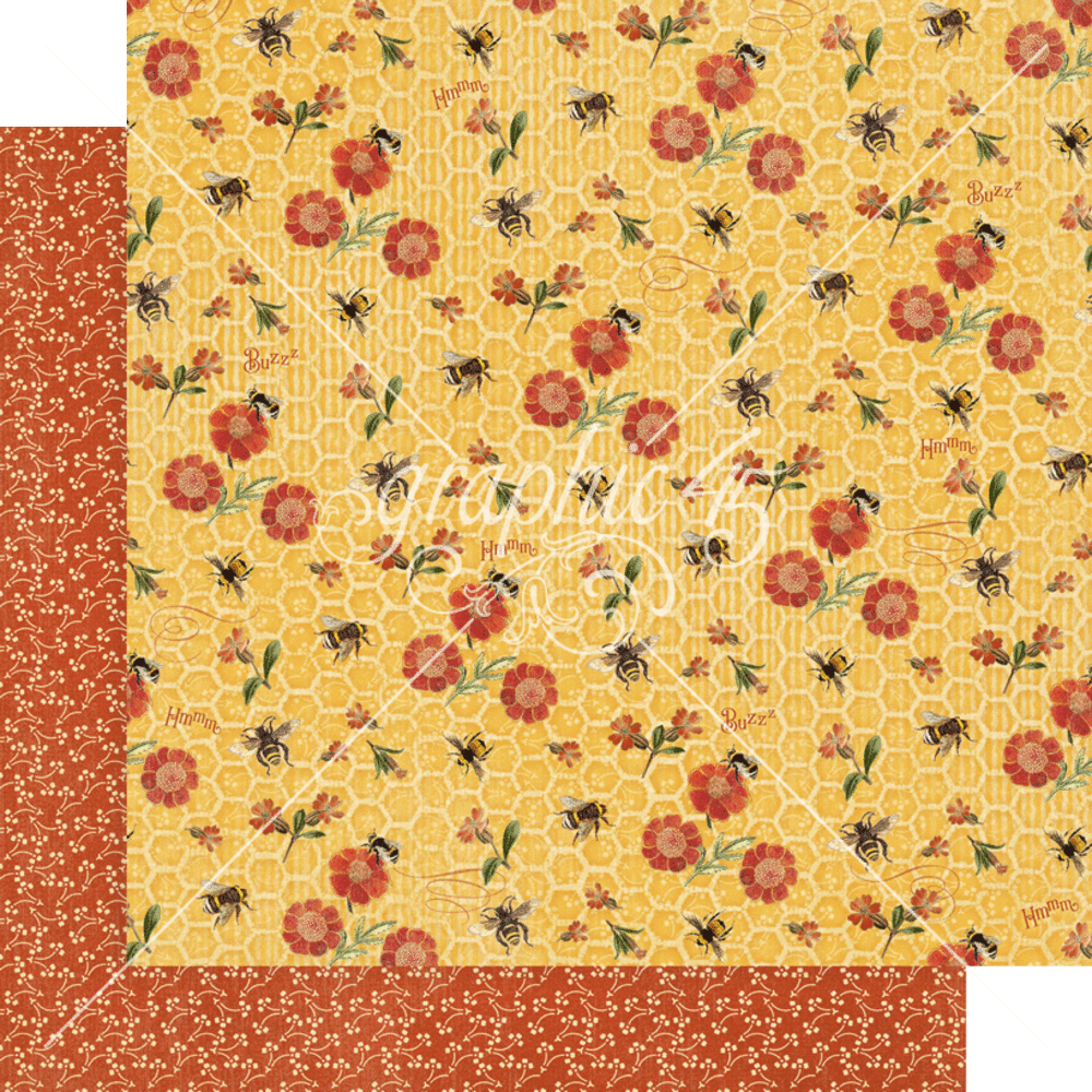 Graphic 45 Let it Bee Keepsake Kit with Exclusive Metal Die-Set (4503006)