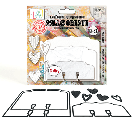 Aall and Create Garden Chic Cutting Dies Dotted Love (AALL-DI-082) Aall and Create Garden Chic Cutting Dies Dotted Love (AALL-DI-082)