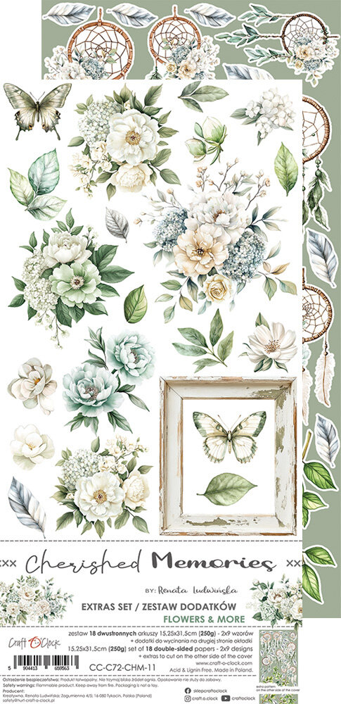 Craft O'Clock Cherished Memories Extras Set Mix (CC-C72-CHM-13) Craft O'Clock Cherished Memories Extras Set Mix (CC-C72-CHM-13)