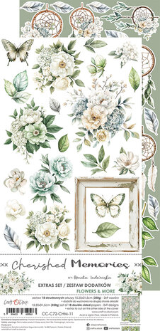 Craft O'Clock Cherished Memories Extras Set Mix (CC-C72-CHM-13) Craft O'Clock Cherished Memories Extras Set Mix (CC-C72-CHM-13)