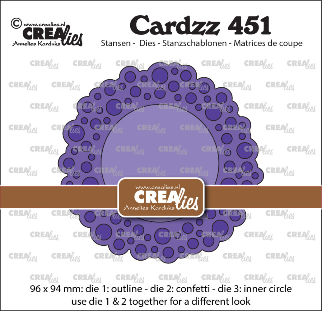 Crealies Cardzz Stansen Confetti Cirkels (CLCZ451)