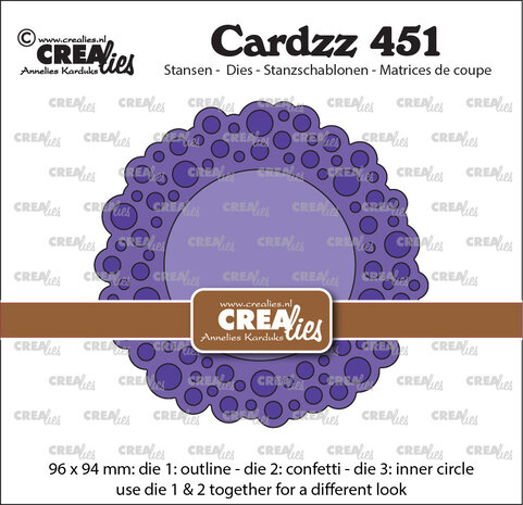 Crealies Cardzz Stansen Confetti Cirkels (CLCZ451)