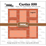 Crealies Cardzz Stansen Postzegelframe Ingrid (CLCZ550)