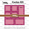 Crealies Cardzz Dies Postage Stamp Frame Jette (CLCZ551) Crealies Cardzz Dies Postage Stamp Frame Jette (CLCZ551)