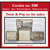 Crealies Cardzz Dies Twist & Pop On The Sides (CLCZ338)