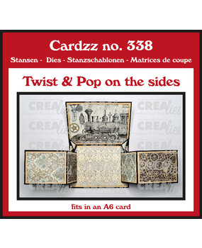 Crealies Cardzz Dies Twist & Pop On The Sides (CLCZ338)
