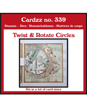 Crealies Cardzz Dies Twist & Rotate Circles (CLCZ339)