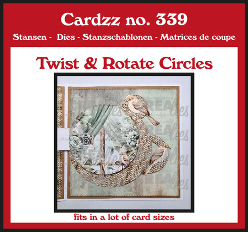 Crealies Cardzz Dies Twist & Rotate Circles (CLCZ339) Crealies Cardzz Dies Twist & Rotate Circles (CLCZ339)