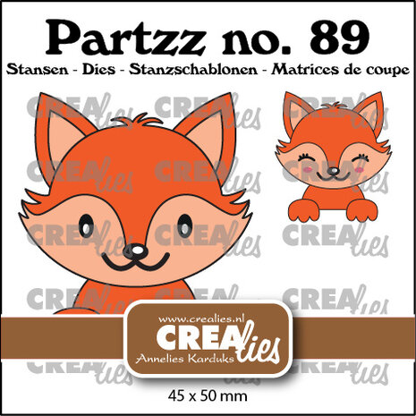 Crealies Partzz Dies Fox (CLPartzz89)