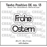 Crealies Texto Positivo Stansen Frohe Ostern (POSDE13)
