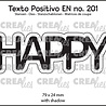 Crealies Texto Positivo Stansen HAPPY (POSEN201) Crealies Texto Positivo Stansen HAPPY (POSEN201)