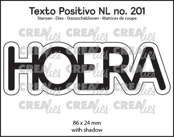 Crealies Texto Positivo Stansen HOERA (POSNL201)
