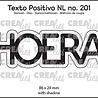 Crealies Texto Positivo Stansen HOERA (POSNL201)