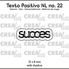 Crealies Texto Positivo Stansen Succes (POSNL22)