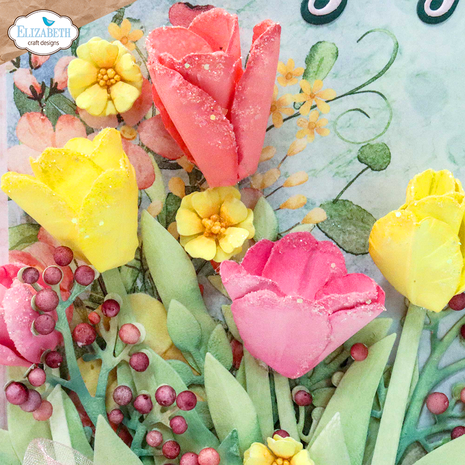 Elizabeth Craft Designs Spring Awakening Dies Tulip (2215) Elizabeth Craft Designs Spring Awakening Dies Tulip (2215)