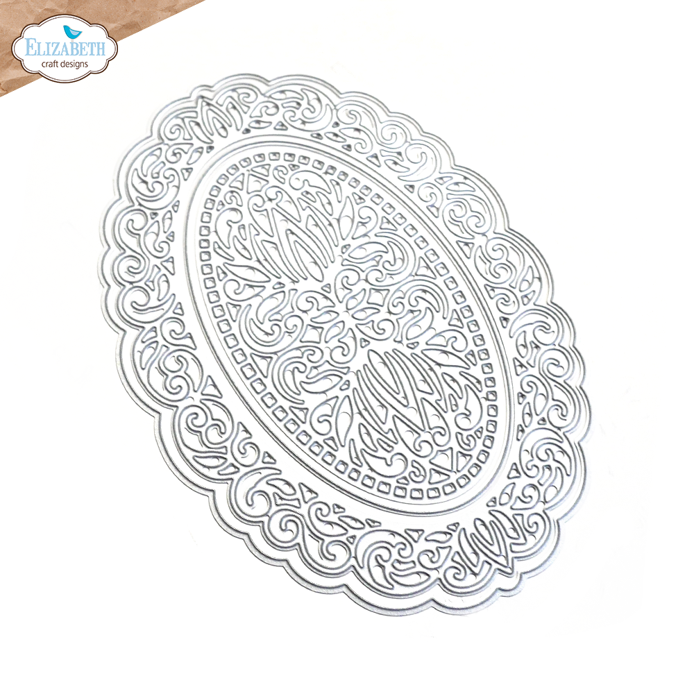 Elizabeth Craft Designs Spring Awakening Dies Decorative Oval Frame (2219)