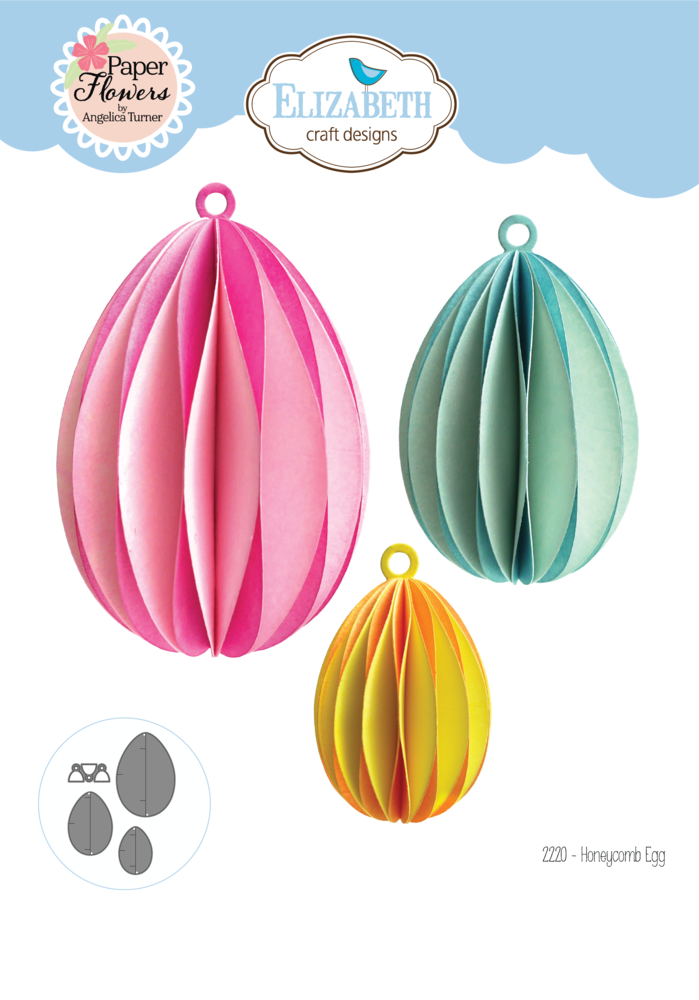 Elizabeth Craft Designs Spring Awakening Dies Honeycomb Egg (2220)