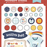 Echo Park Baby On Board It's a Boy! Adhesive Brads (BOB415020) Echo Park Baby On Board It's a Boy! Adhesive Brads (BOB415020)
