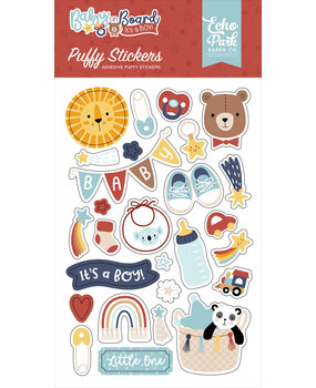 Echo Park Baby On Board It's a Boy! Puffy Stickers (BOB415066)